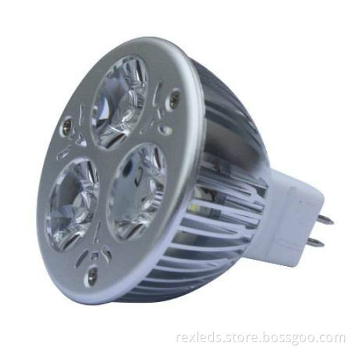 High Power G5.3 270lm Mr16 Led Spot Light Bulb, Rex-b002 Ip20 3w Led Spot Lamps